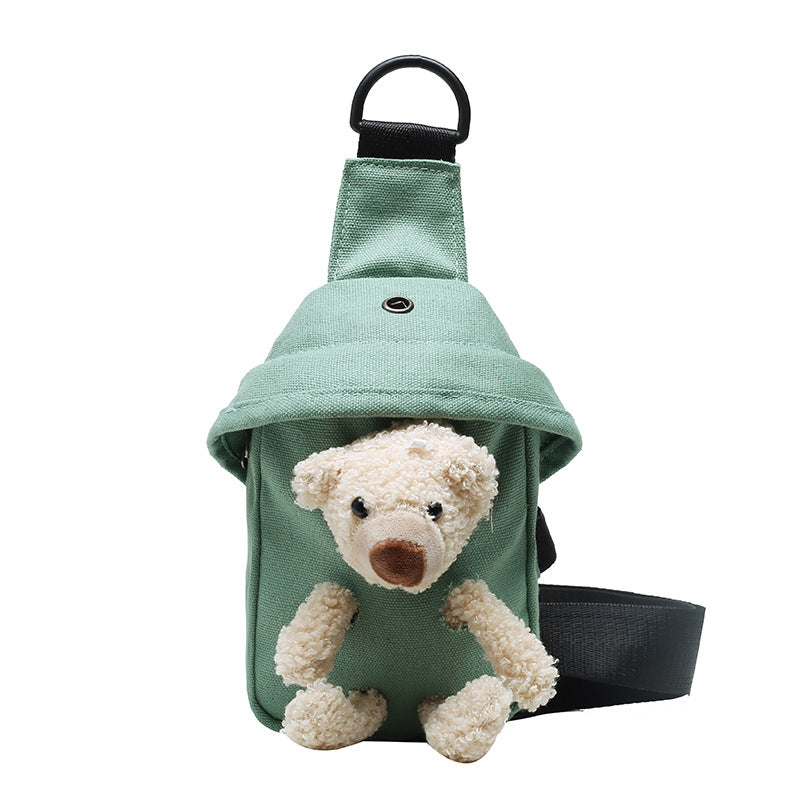 Wholesale Bear Canvas Chest Bag